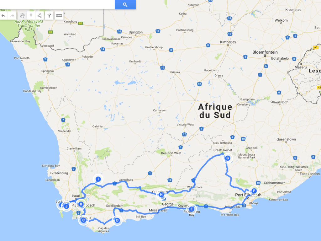 3 semaines à 1 mois en Afrique du Sud 7 itinéraires • POESY by Sophie