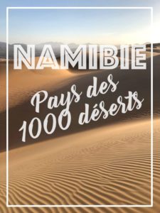 Namibie désert
